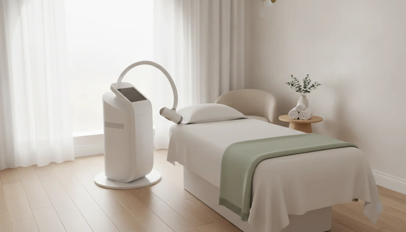Body contouring treatment room at ACME Med Spa in Greenville, SC